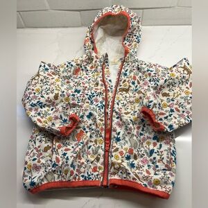 Baby Boden Floral Raincoat - Multicolor